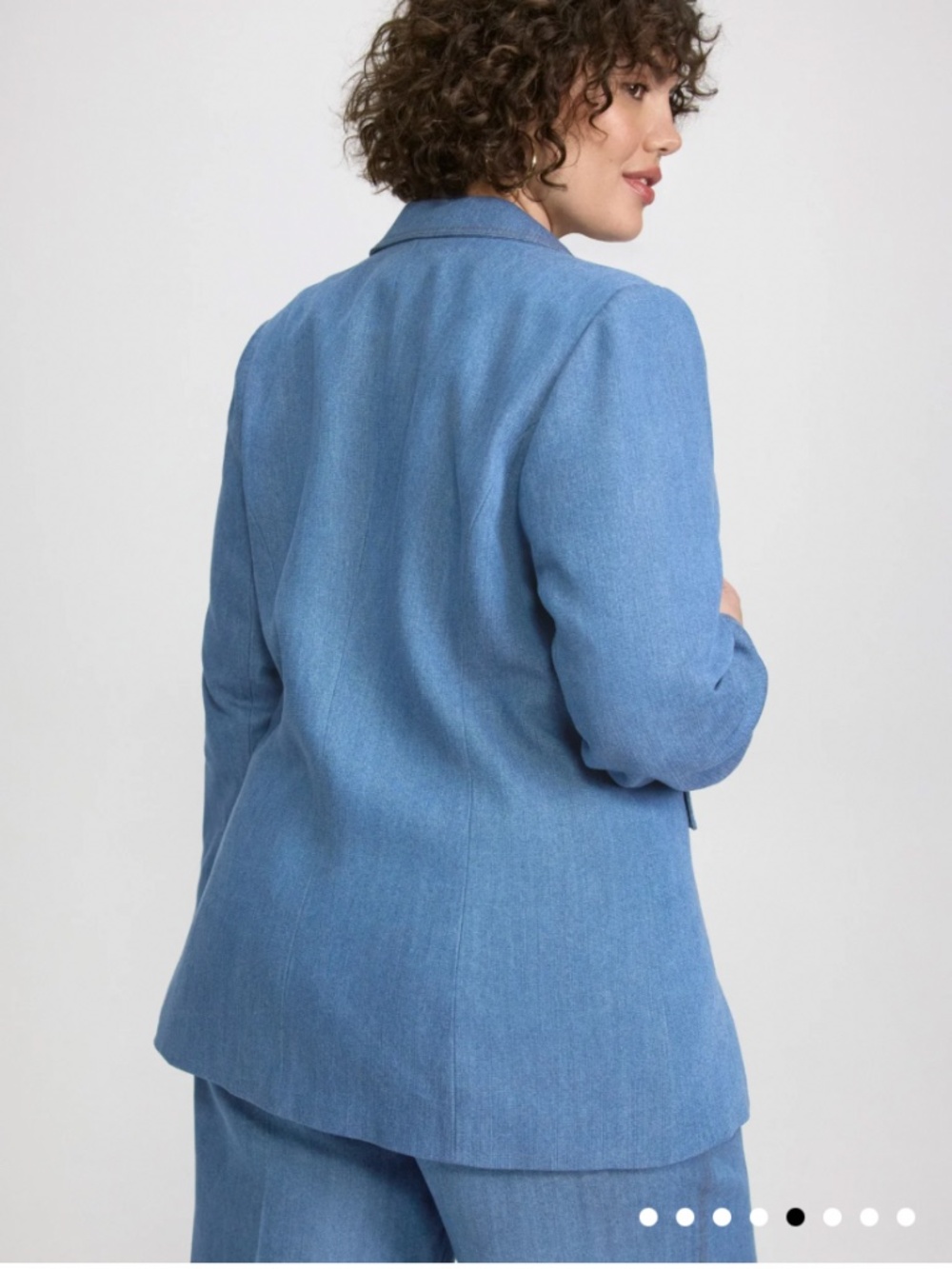 Laura Lyocell Denim Blazer